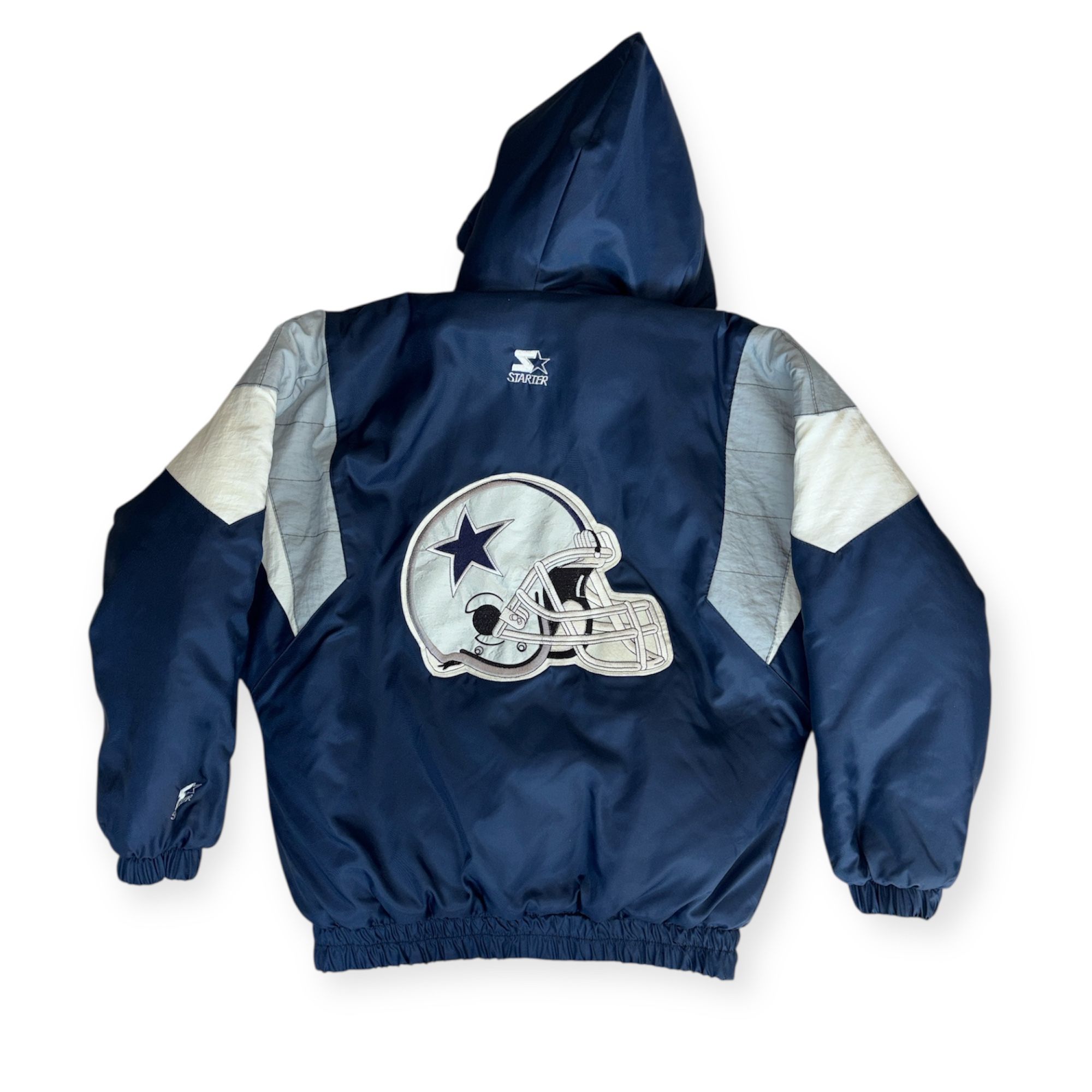 Vintage 90s STARTER Dallas Cowboys NFL Puffer Jacket 2XL