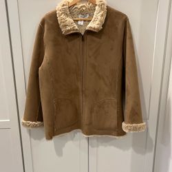 Cozy Fabric “suede” Jacket