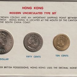 Hong Kong Uncirculated Set 1960 To 1968
