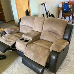 Ashley Microfiber Couch 