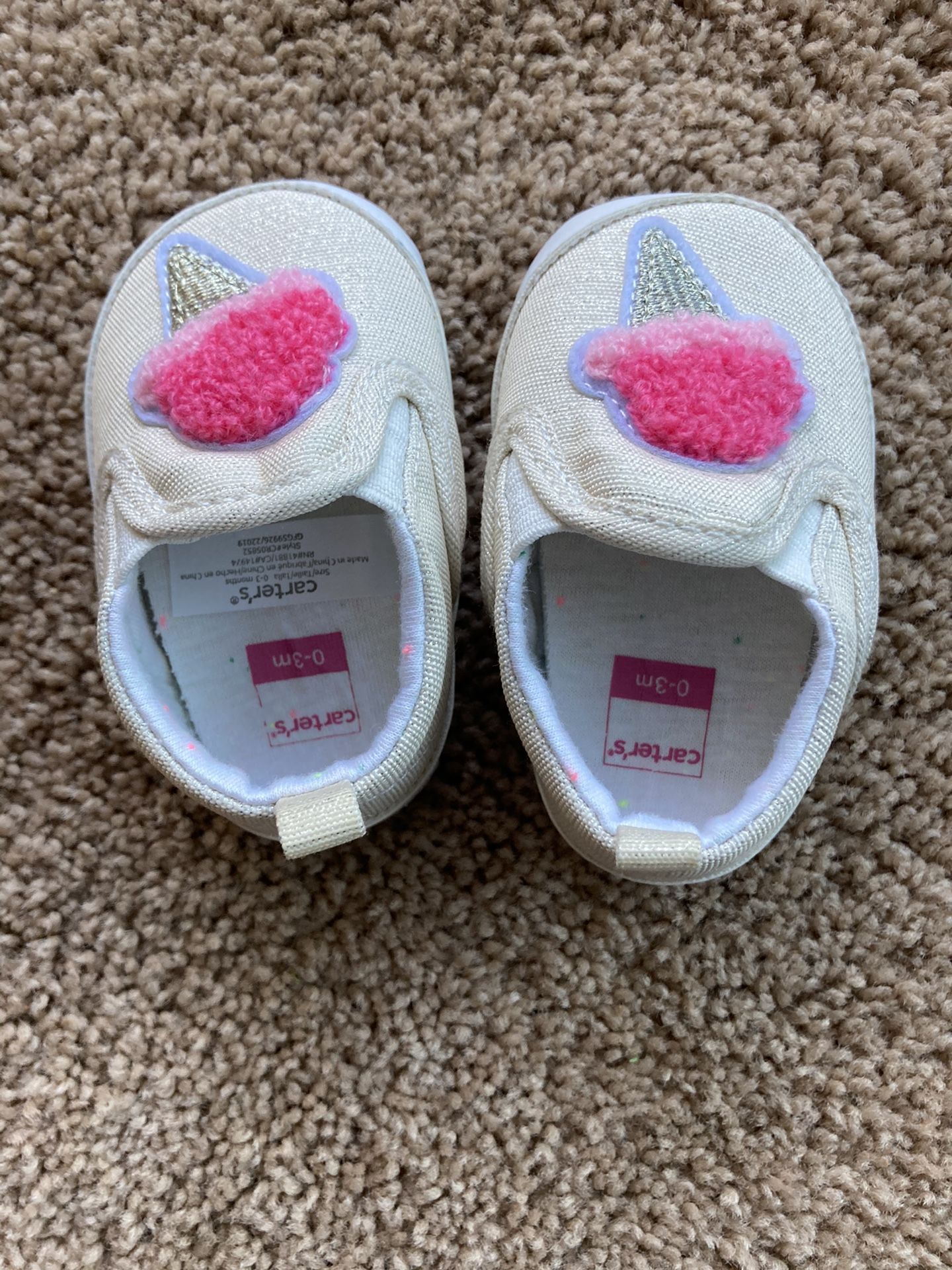 Baby Girl Shoe 0-3 Months