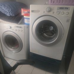 LG washer and  gas dryer.