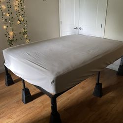 Queen Metal Bed Frame w/ Bed Risers