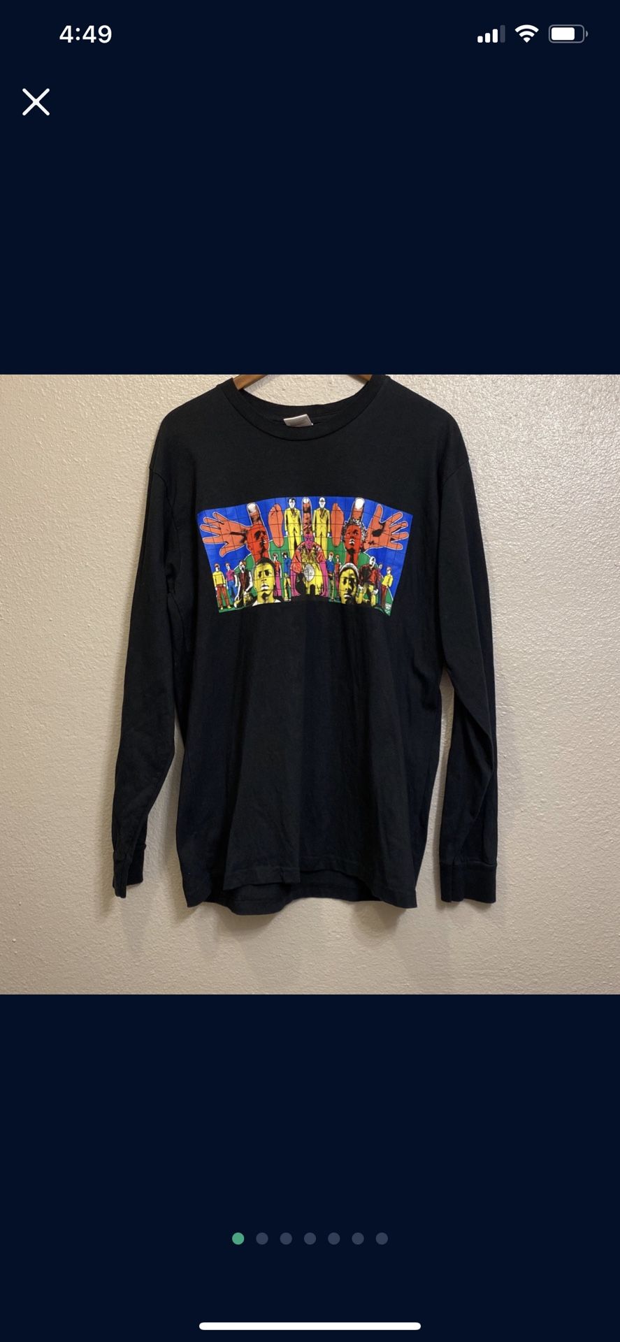 Supreme Long sleeve Shirt Size Medium 