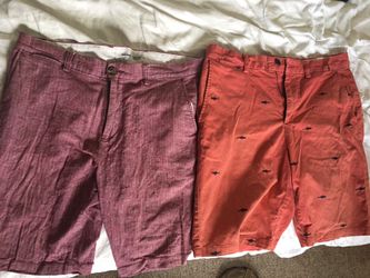 Old Navy Linen / Cotton Men’s Shorts -size 34 -Preowned 