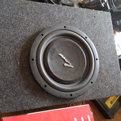 Shallow Audiopipe 10inch Sub And Box