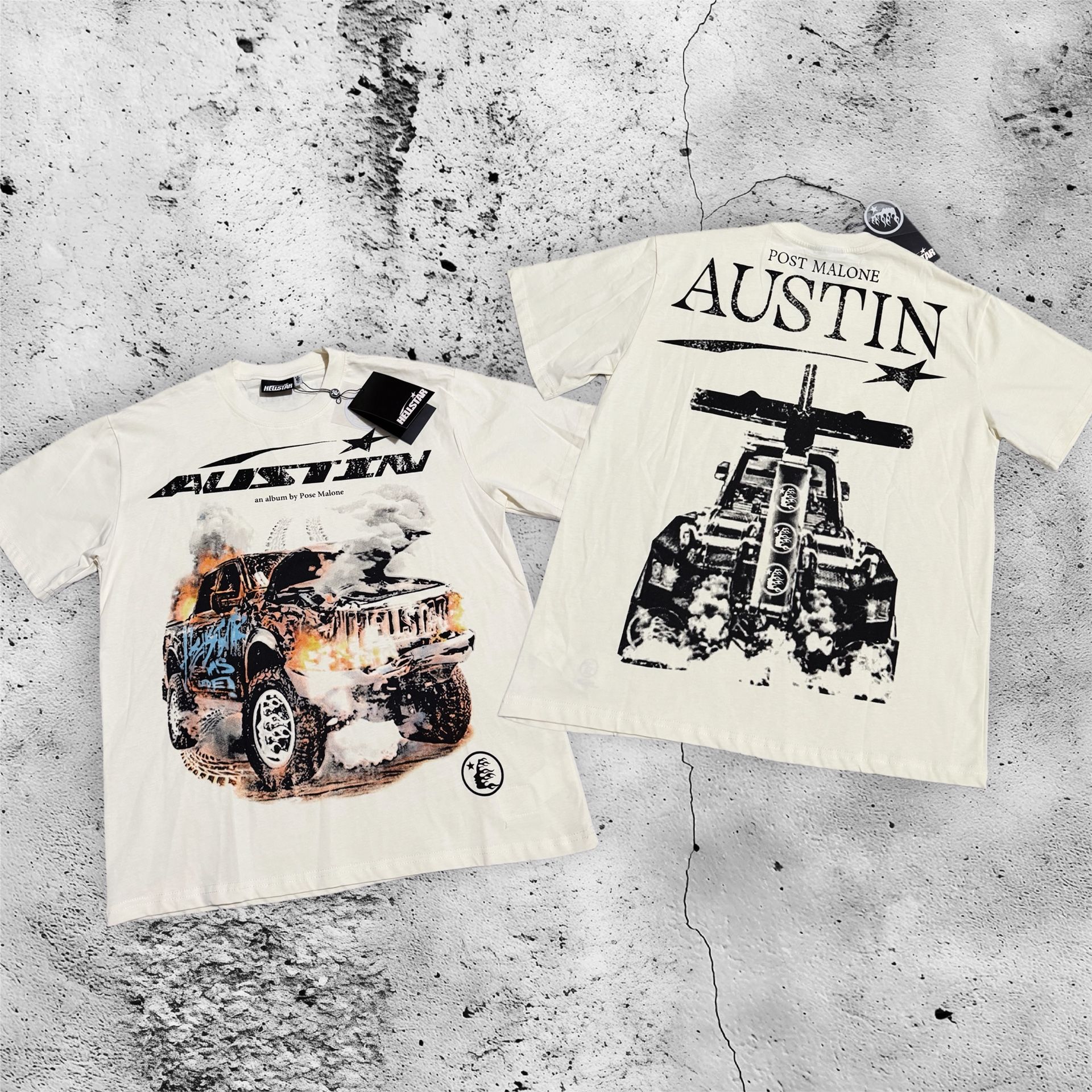 Hellstar X Post Malone Shirt