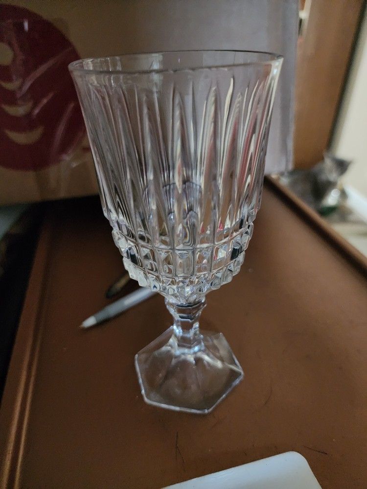 Fluted Crystal Glasses