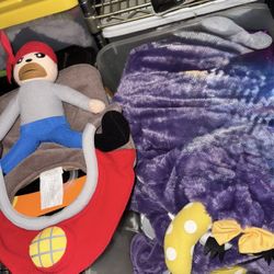 Pirate And Spider Costume For Dog Size L XL & 2XL