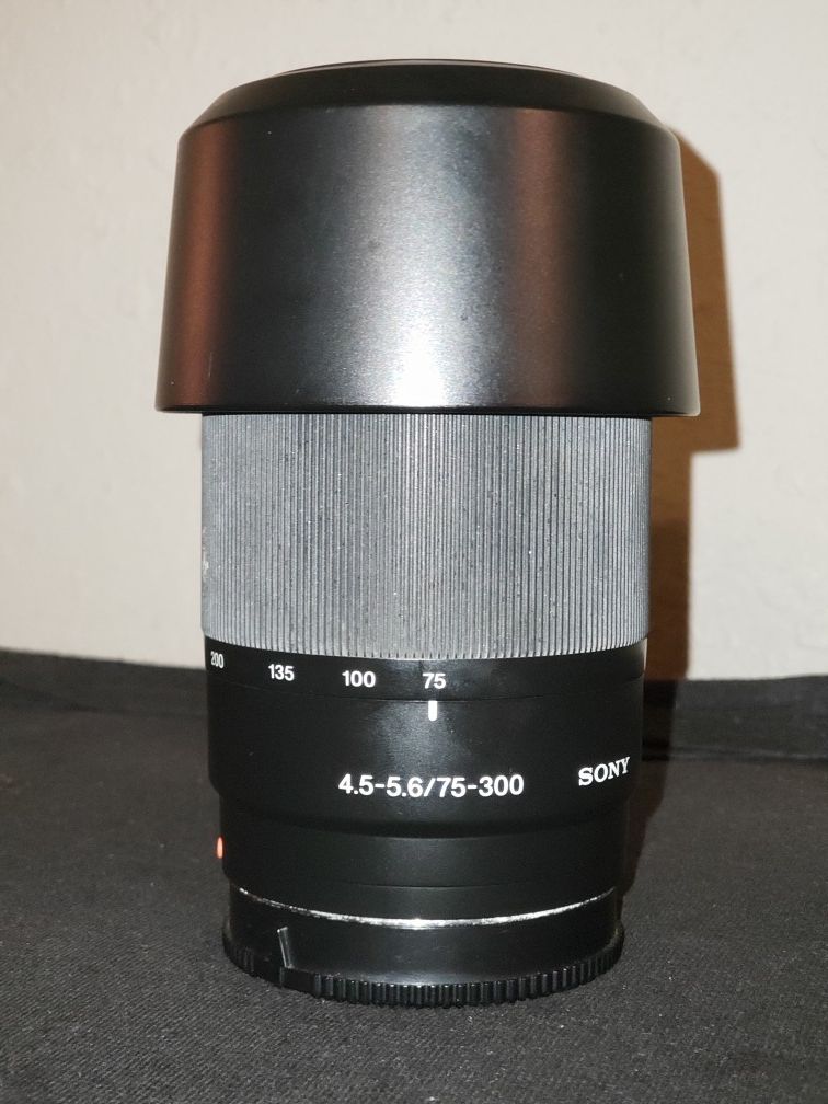 Sony 75-300mm f/4.5-5.6 Compact Super Telephoto Zoom Lens for Sony Alpha DSLR