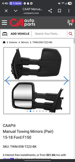 Ford F150 Towing Mirrors