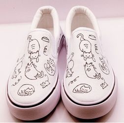 Hand painted shoes