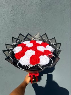 Crochet bouquet