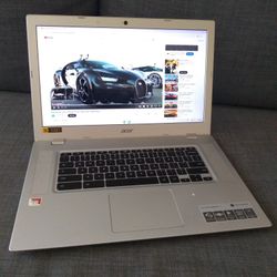Acer Chromebook 315 Touch Screen 15"  LAPTOP NOTEBOOK COMPUTER Working Great And Charger 
