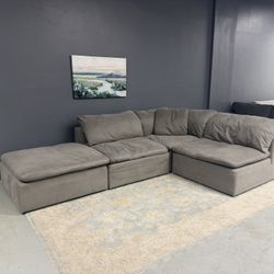 (FREE DELIVERY) Grey Modular sectional couch