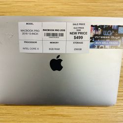 ON SALE APPLE MACBOOK PRO 2018 13” INCHES INTEL CORE i5