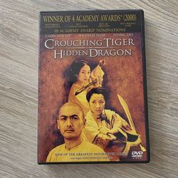 Crouching Tiger Hidden Dragon movie film DVD Michelle Yeoh, Chow Yun Fat, Zhang Ziyi