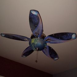 Rocket Kids Ceiling Fan with Light