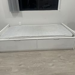 Twin Bed With 2 Big Drawers 
