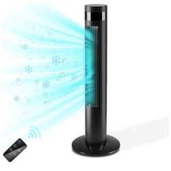 Antarctic Star Tower Fan Portable Electric Oscillating Fan Quiet Cooling Remote Control