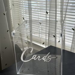 Acrylic Card Box   