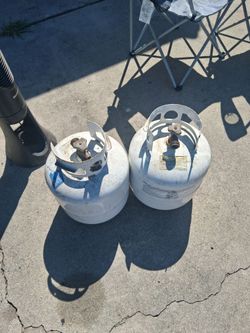 2 Propane tanks