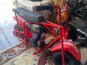 Red mini bike