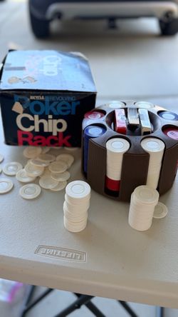 Poker chips and cards