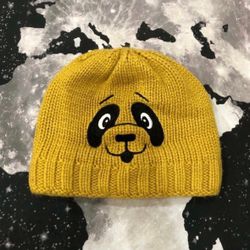 Dog Knit Fleece Beanie Hat 