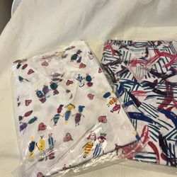 2 Scrubs Tops Size Large New