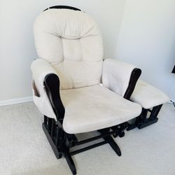 Glider And Ottoman Set