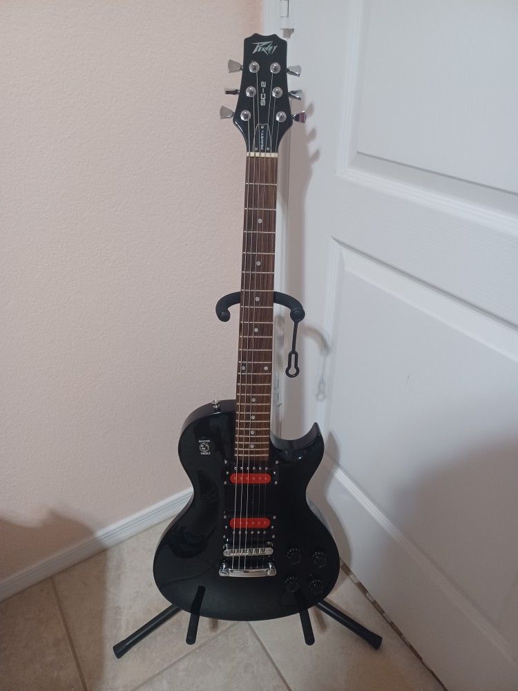 Peavey SC-2 Black LP style electric guitar