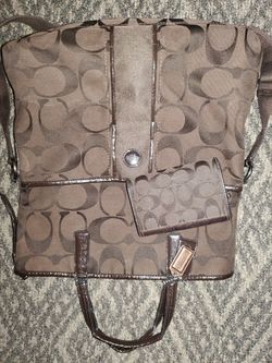 Chocolate Colored Coach Purse