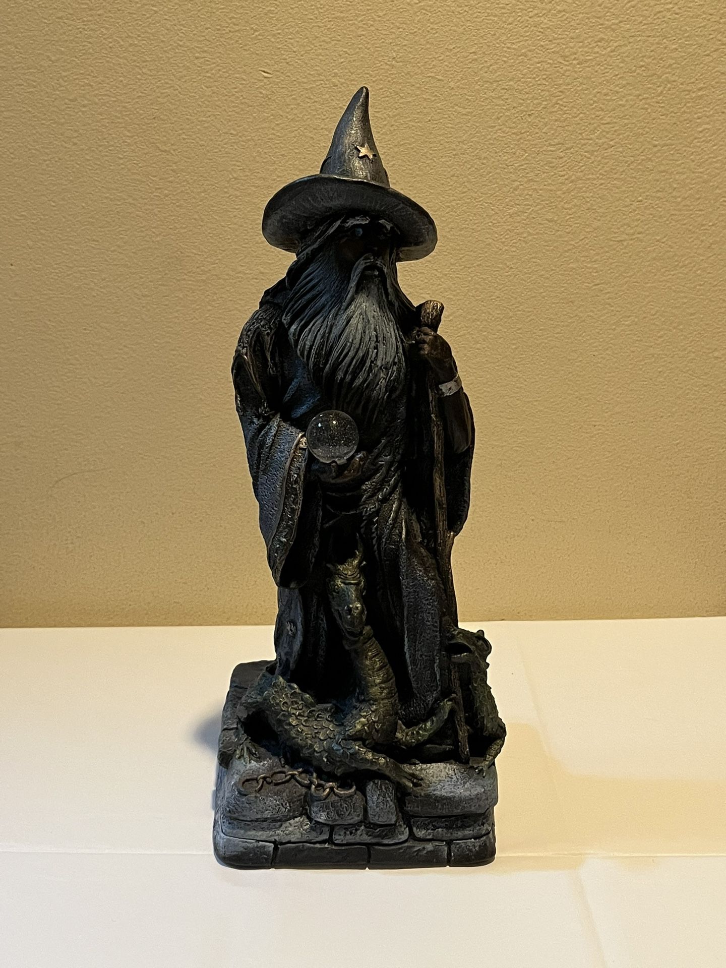Wizard Statue 16” Tall