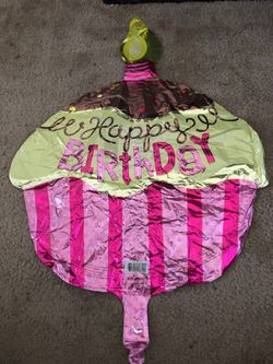 🧁 🎈CUPCAKE BIRTHDAY MYLAR BALLOONS🎈 🧁
