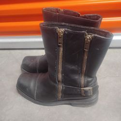 Harley Davidson Zipper Boots Size 13