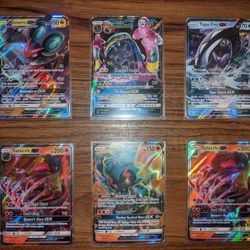 Pokemon Sun And Moon Burning Shadows Ultra Rare GX Cards