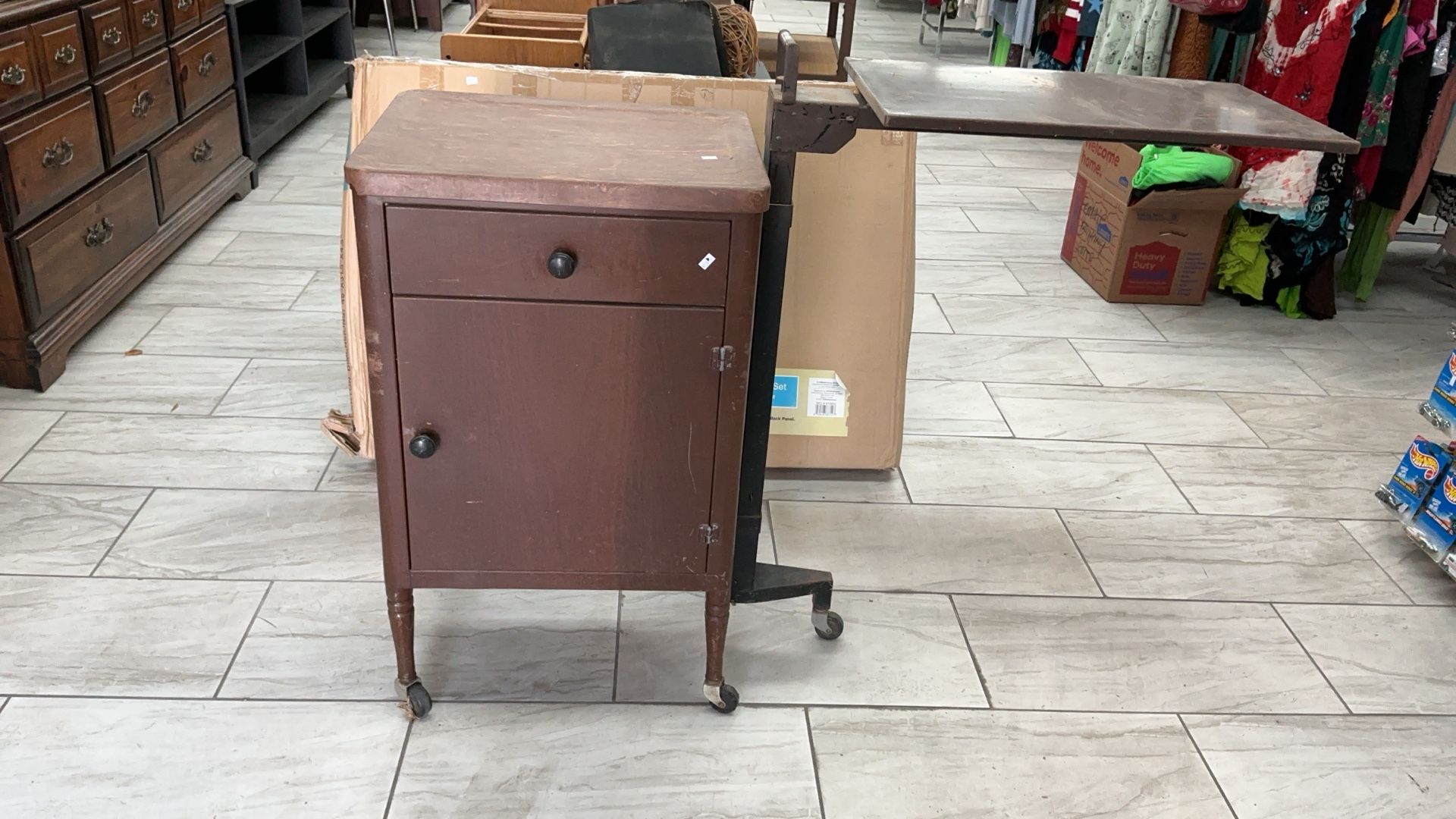 Antique Medical Dental Cabinet