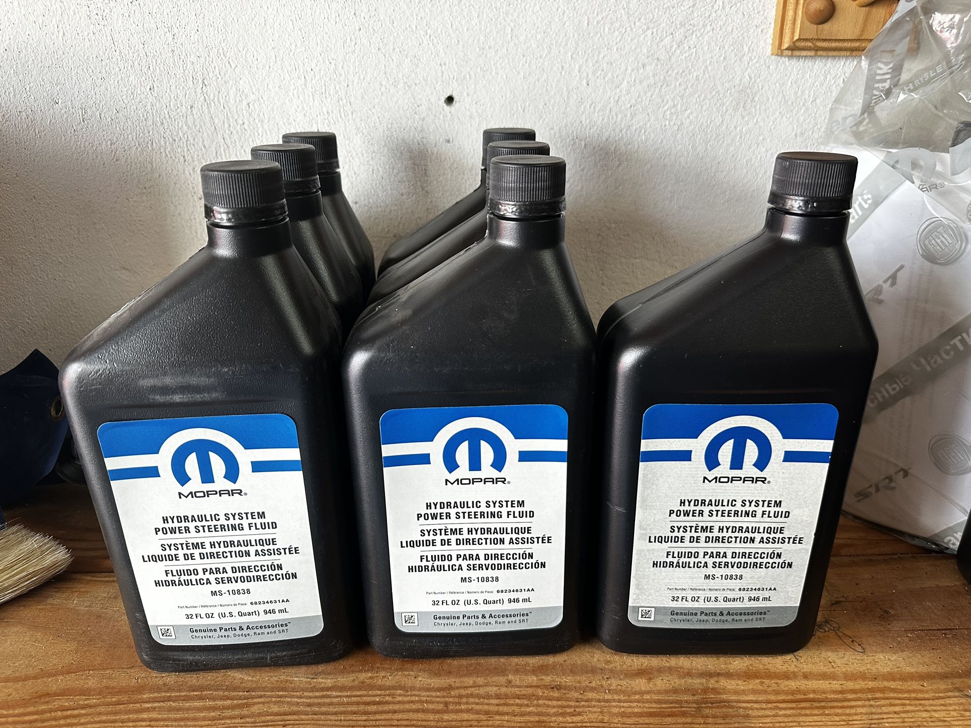 Mopar Hydraulic system Power Steering Fluid MS - 10838