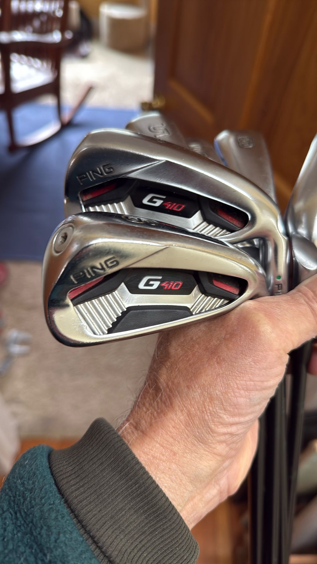 A Great Set Of Ping G410 Irons. Golf Clubs