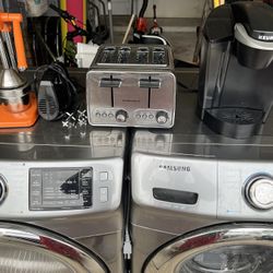 IMUSA Citrus Juicer, Hand Mixer, Hamilton Beach 4 Slice Toaster, Keurig® K-Classic® Coffee Maker