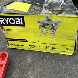RYOBI 10in Table Saw With Stand