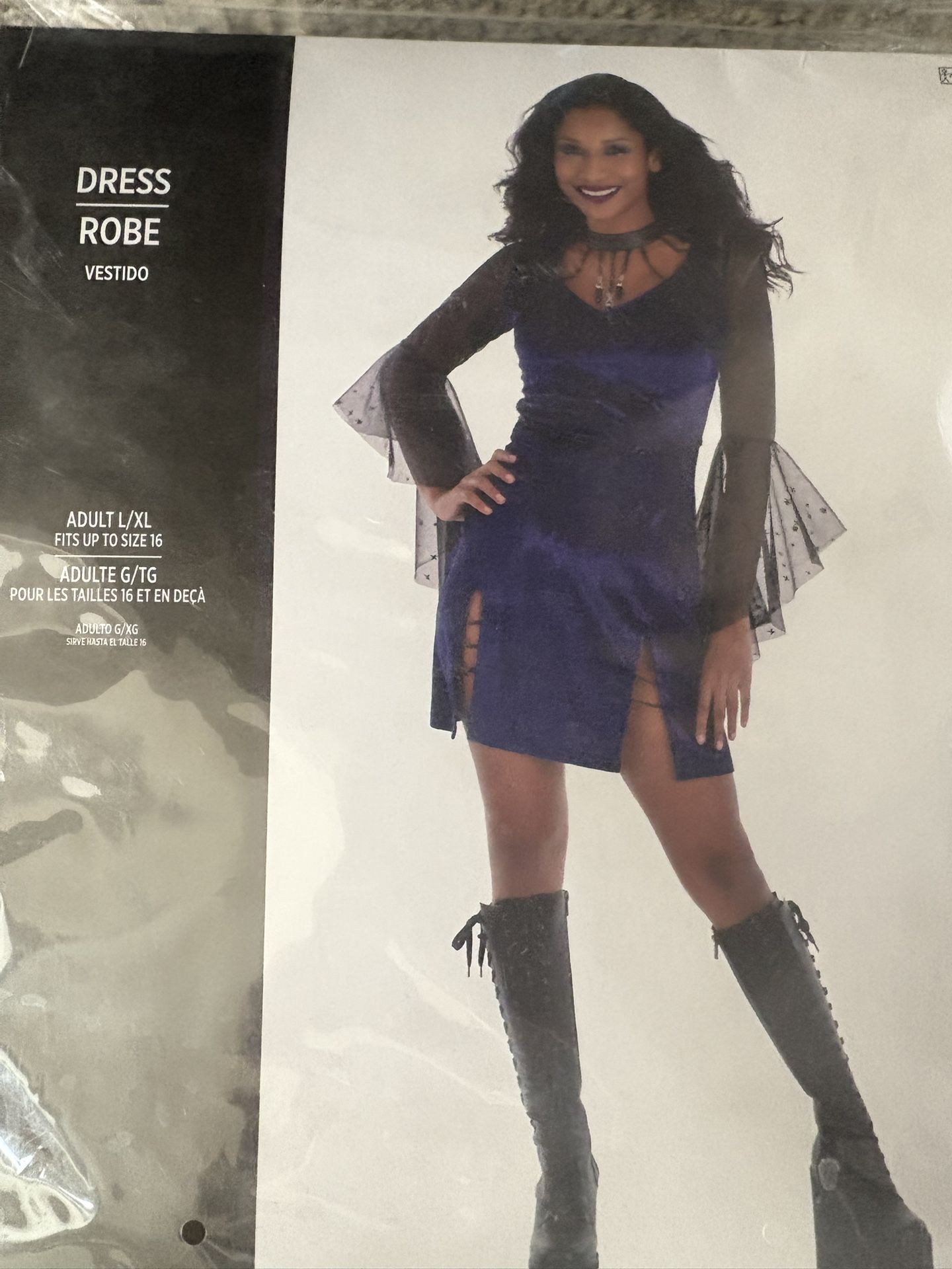 Purple And black Women’s Halloween Dress Costume 