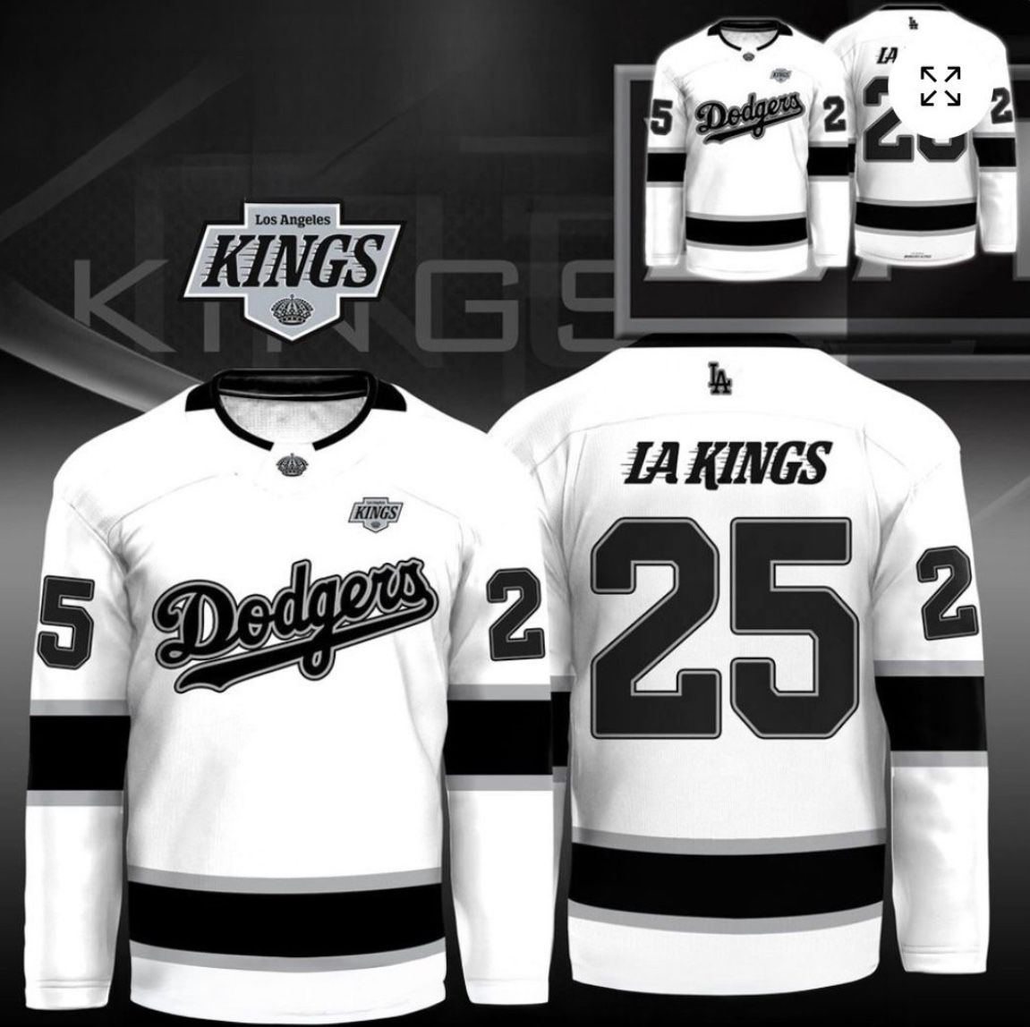 LA Dodgers LA Kings Jersey Xl 09 08 2025
