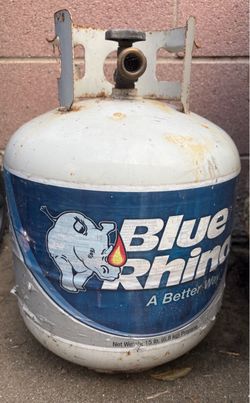 Blue Rhino 15-lb steel propane cylinder