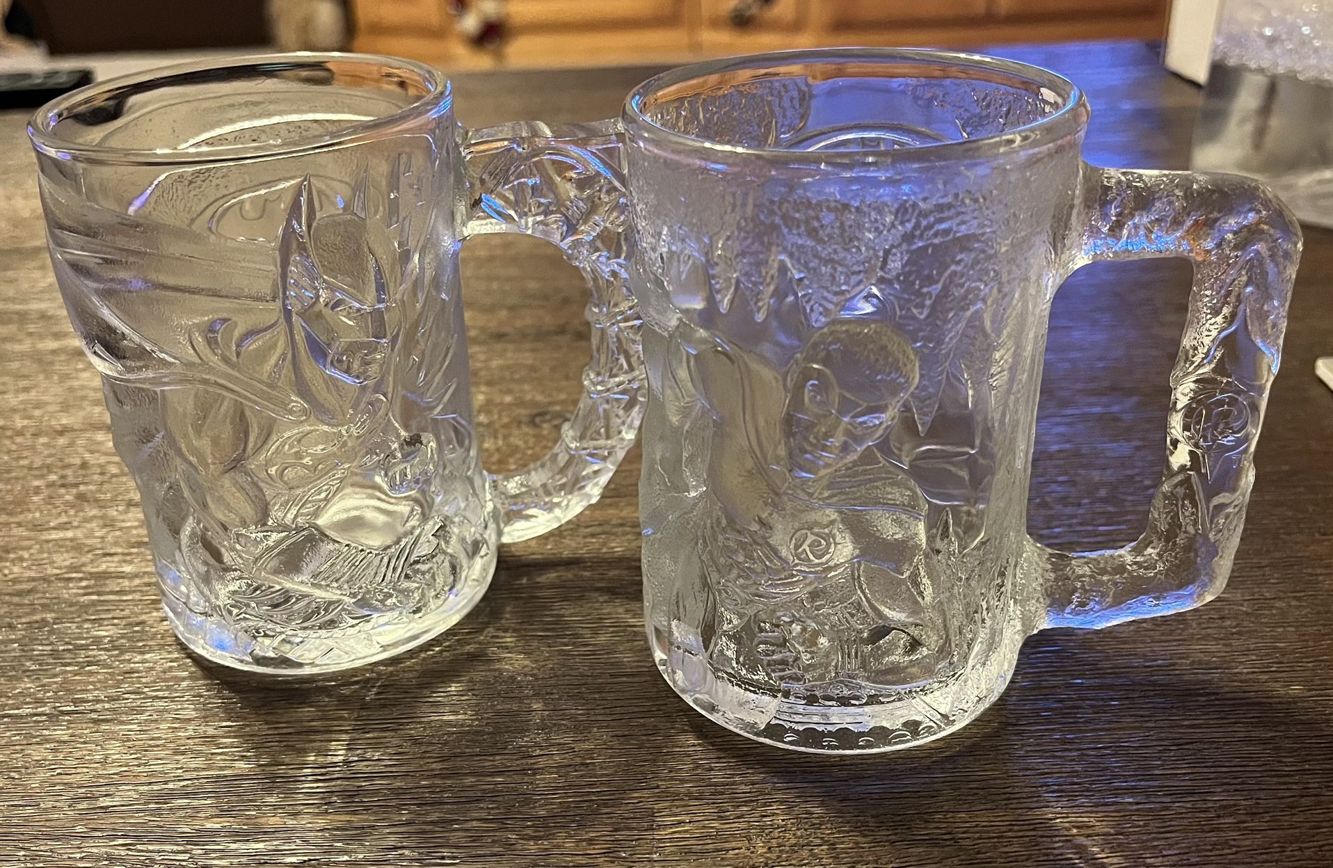 1995 McDonalds Batman Forever collectors glass mug cup 