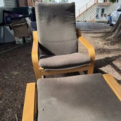 IKEA Chair & Ottoman