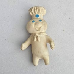 1971 Pillsbury Doughboy "Poppin' Fresh" vinyl squeeze figure.