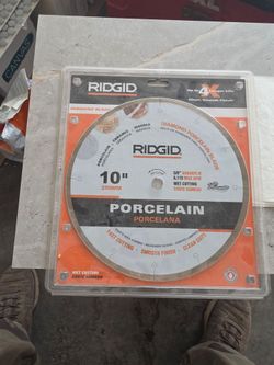 Ridgid 10 inches porcelain blade
