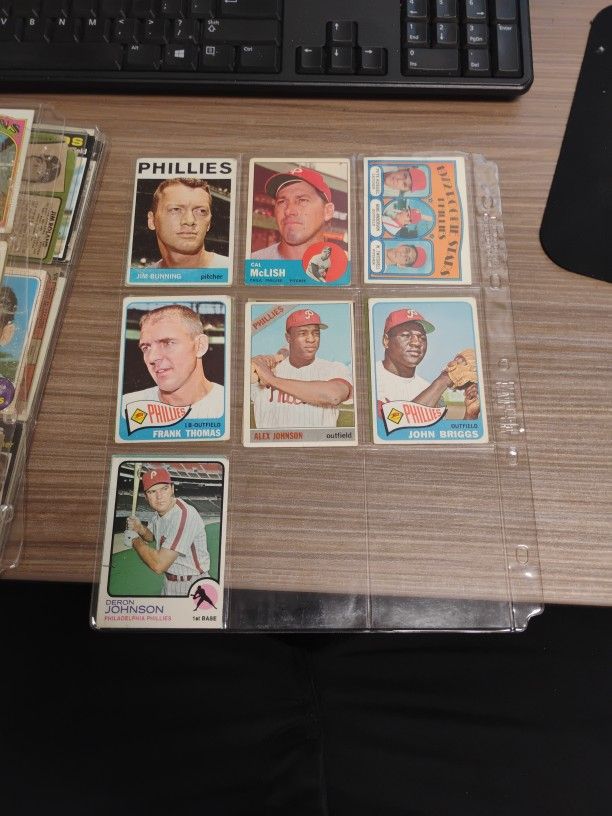 Old Topps Phillies Cards